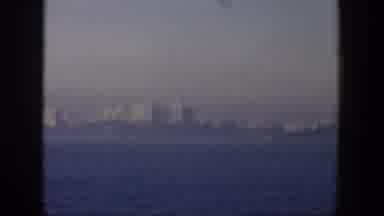 Cuba (1951): A View Of A Place With Water Buildings And Mini Mountains