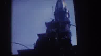 Philadelphia Pennsylvania (1962): Church Steeple And Street Shrouded In Shadow In