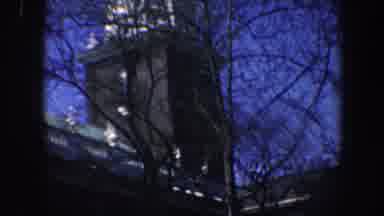 Philadelphia Pennsylvania (1962): Park With Parched Trees And Tall Tower In The