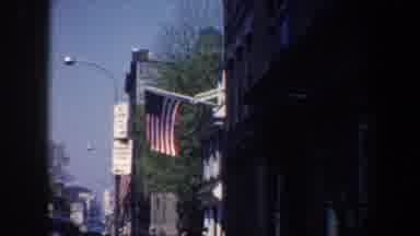 Philadelphia Pennsylvania (1962): Archival Video Of An American Flag In The Wind