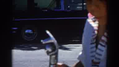 North Hollywood California (1962): Young Child Outside Playing In The Street With