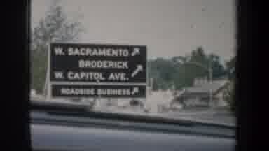 San Francisco California (1957): A Road Sign That Reads San Francisco USA Sighted