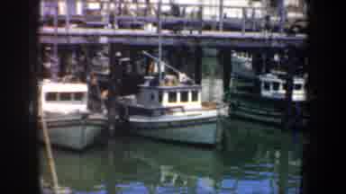 San Francisco California (1957): A Group Of Small Ships Parked For Inactivity At