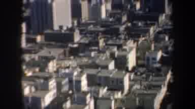 San Francisco California (1957): City Shot From High Ground On Buildings And The