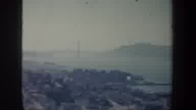 San Francisco California (1957): View Of Alcatraz Prison Island In Blue Ocean