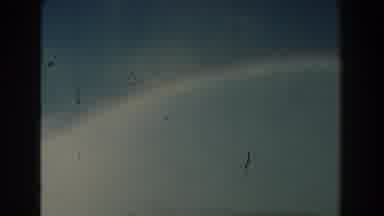 Michigan (1959): A Rainbow Appeared From The Sky To The Ground In A Lonely Desert