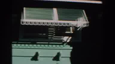 Michigan (1959): A Lone Woman In Skirt And Blouse Walks Around In The Garden