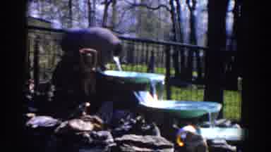 Michigan (1959): Water Fountain In Park With Green Field And Plenty Of Trees