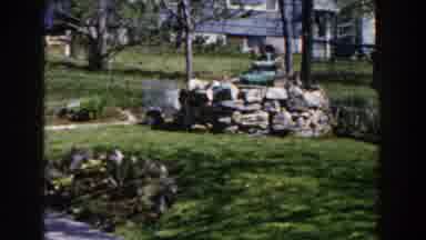 Michigan (1959): A Backyard And A Stonework