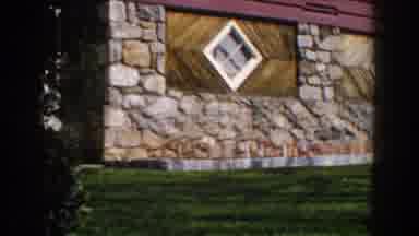 Michigan (1959): Panning mm Color Footage Of The Outside Of A Rustic Building With