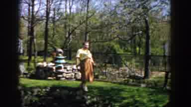 Michigan (1959): A Woman Walks Slowly Down The Lane In Search For Something