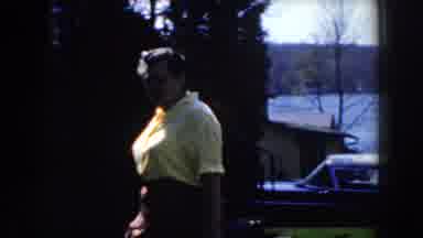 Michigan (1959): Arriving Home From Work Walking Up The Side Happy That My Tapered