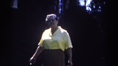 Michigan (1959): Classic Footage Of Family Matriarch In Smart Canary Yellow Blouse