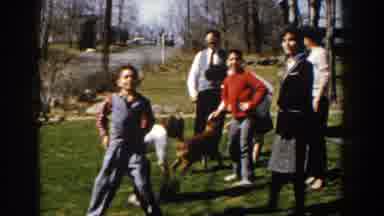 Michigan (1959): Two Brothers Are Having Fun In Front Of A Camera While Their