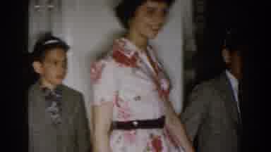 Michigan (1959): Women And Children Dressed In Their Best For An Outing