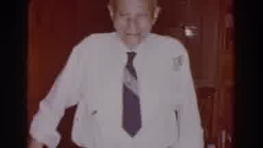 Michigan (1959): A Old Man Walks Steadily In The Living Room And Sits On The Couch