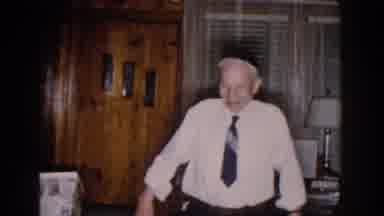 Michigan (1959): Older Jewish Gentlemen Walking To His Chair And Sitting Down And