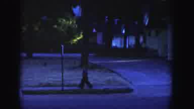 Wisconsin (1958): Boys Run From Something On A Deserted Street On A Dark Evening