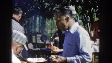 Wisconsin (1958): Friends Family BBQ On A Summers Evening In My Back Garden
