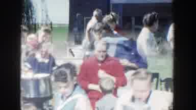 Wisconsin (1958): People Enjoying Having Food Together