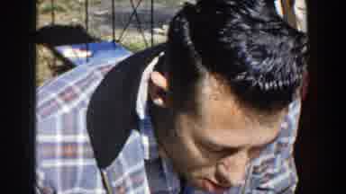 Wisconsin (1958): Picnic In Forest Preserve Many People Having Lunch Earring