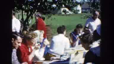 Wisconsin (1958): Family Gathered On A Quiet Afternoon For A Picnic And Lots Of