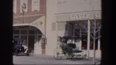 Las Vegas Nevada (1954): Silver Slipper Street View Car Horse Drawn Carriage