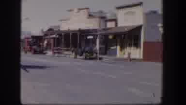 Las Vegas Nevada (1954): An Old Lady Watching Some Photos At A Store And Then The