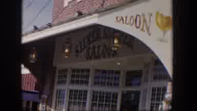 Las Vegas Nevada (1954): A Clip Showing The Area Around A Saloon Building Uptown