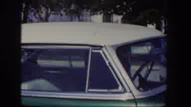 Las Vegas Nevada (1954): A Man In The s Is Coming Out Of His Car