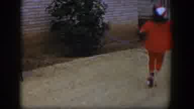 Las Vegas Nevada (1954): A Girl In A Red Dress Runs Around While A Woman In A