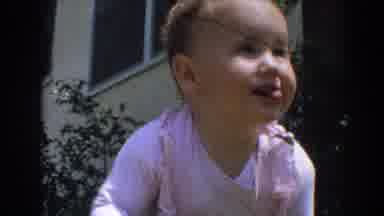 North Hollywood California (1964): Cute And Sweet Baby Watching Life Around You On