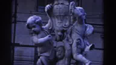 Pisa Italy (1959): A Large Statue Erected In The Middle Of A Roundabout