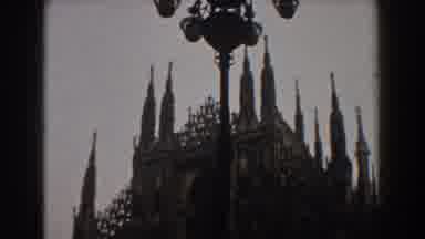 Pisa Italy (1959): View Of Tan And Brown Church Building On A Clear Day