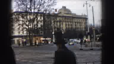 Pisa Italy (1959): A Busy Street During Rush Hour Showing Traffic And People