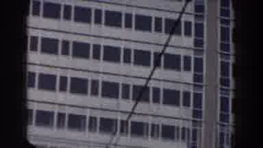 Pisa Italy (1959): Building Windows Streetcar Wires Transportation City High Rise