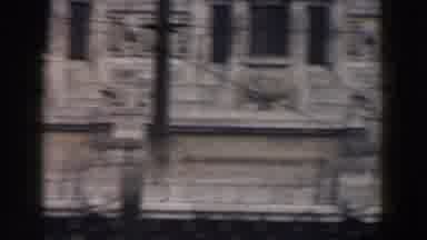 Pisa Italy (1959): Aging Concrete Building With Windows Clock And Door Opening