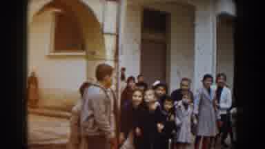 Pisa Italy (1959): A Group Of Youths Gather Together To Welcome An Important