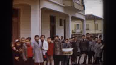Pisa Italy (1959): All The Group Members In A Church Gather Together For A