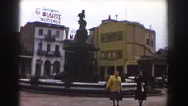 Pisa Italy (1959): Women At The Fountain Wandering Around The Old Fortified City