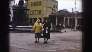 Pisa Italy (1959): Two Woman Roaming Early In The Year Near The Ocean Side