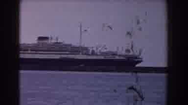 Pisa Italy (1959): Passenger Ship Ready To Depart For United Kingdom