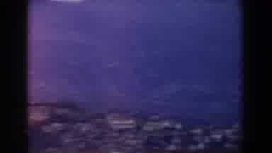 Pisa Italy (1959): Mountain Dark Landscape Surrounding Small Village Circling The