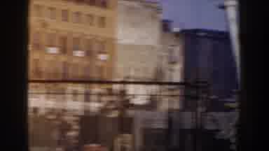 Pisa Italy (1959): Panoramic City Clip With Bird Flying Near The Camera