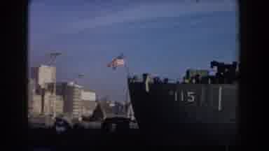 Pisa Italy (1959): Ship Boarding Soldiers Next To Nearby City