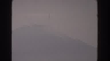 Pisa Italy (1959): View Of Pale Silhouettes Of Mountain And Ship On A Cloudy Day