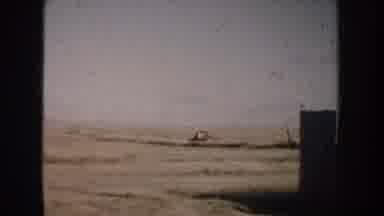 South Dakota (1953): Wild Ranch With A Horse Rider And A Car In The Distance
