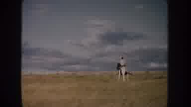 South Dakota (1953): Cowboy Rides Solitary In The Prairie On A Cloudy Day
