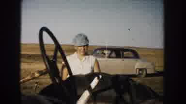 South Dakota (1953): Two Sisters Playing Around With A Camera
