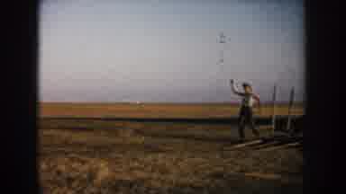 South Dakota (1953): A Woman Dancing Alone In A Deserted Land Where She Is Camping